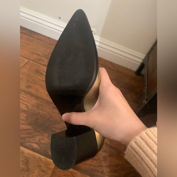 Gianvito Rossi gold ankle boots -size 7 (EU 37.5) - Picture 7 of 8